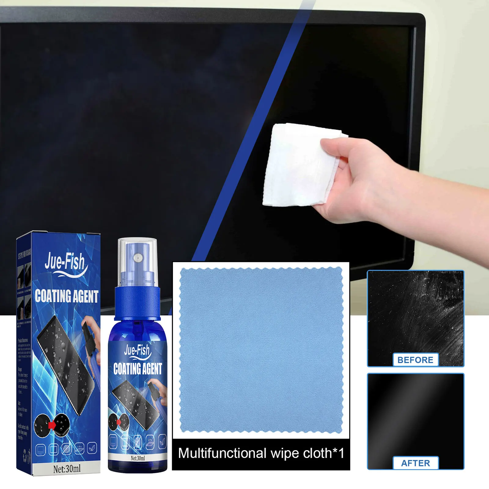 Nano Liquid Coating - Ekran temizleme maddesi Ipad monitör temizleyici