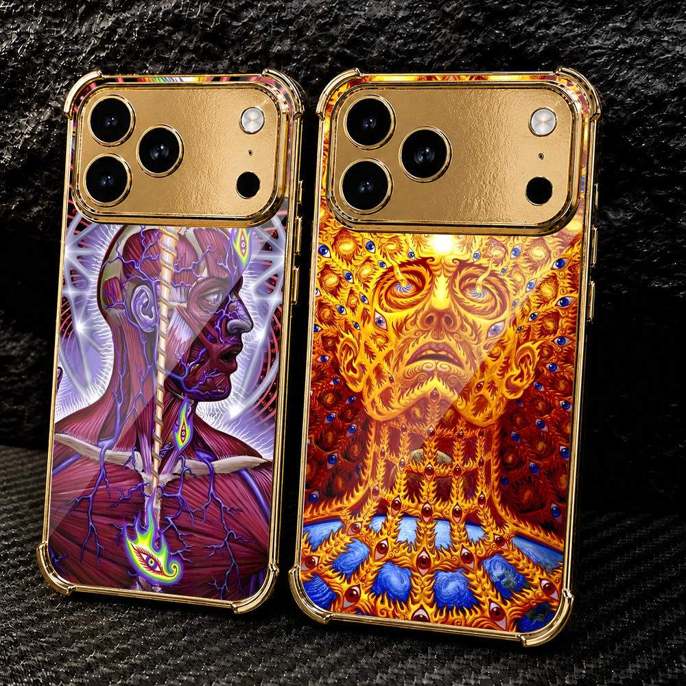 Apple Iphone 15 Pro Max - Estetik Sanat A-Alex Gri Telefon Kılıfı,