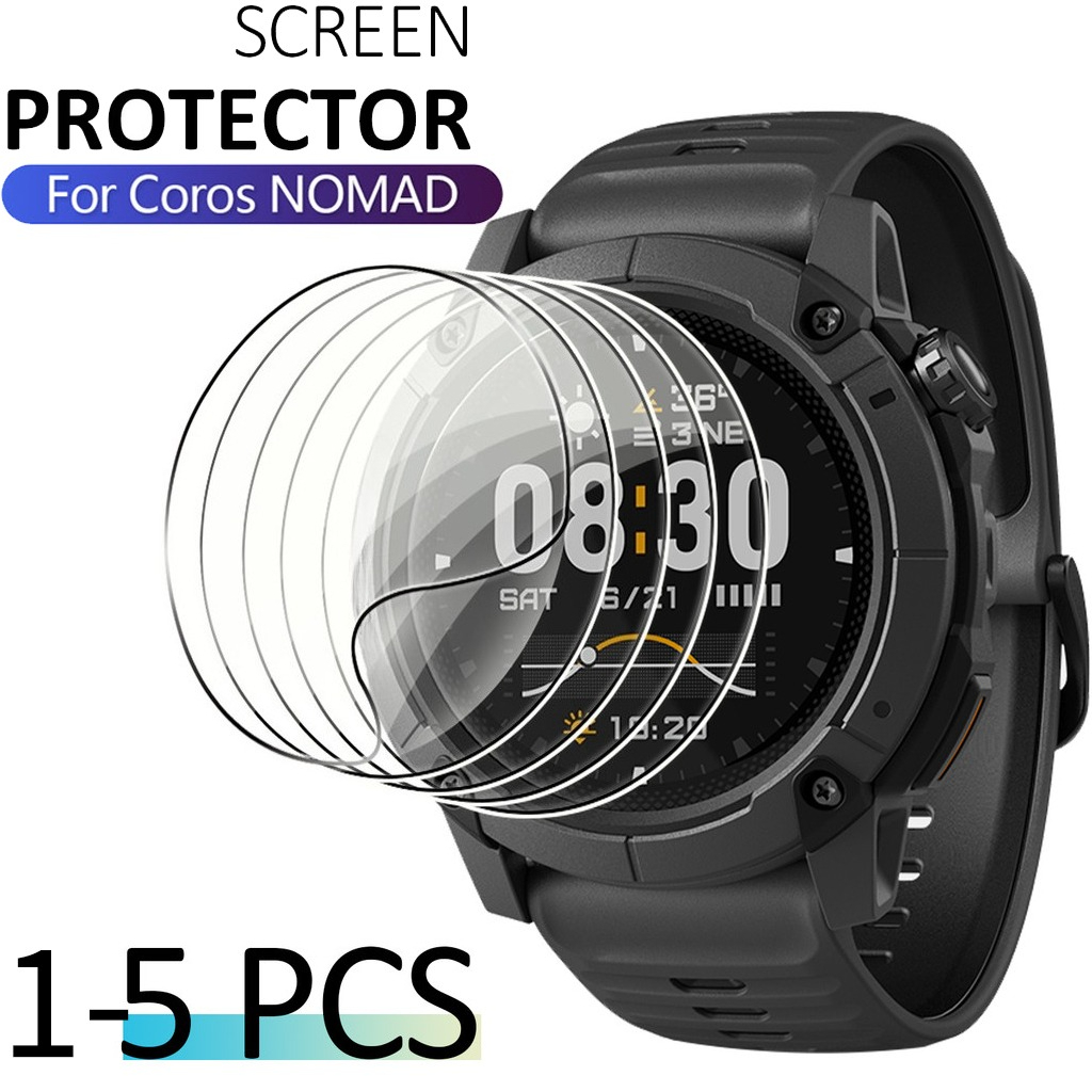 Hydrogel Screen Protector - 1-5 adet, Coros Nomad için yüksek